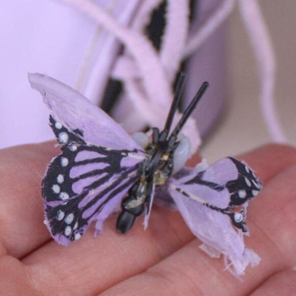 Dolls Kill Sugar Thrillz Pixie Queen Butterfly Platform Chunky Heel 10 - Picture 7 of 7